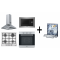 Franke Smart Linear 60cm Inox Ankastre Set + Mikrodalga + Bulaşık Makinesi