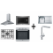Franke Smart Linear 70 Cm Inox Ankastre Set + Mikrodalga + Evye + Armatür