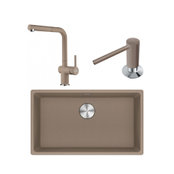 Maris MRG 210/110-72 Granit Oyster + Active Plus Oyster Armatur ve Sıvı sabunluk Kampanyası