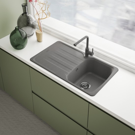 Franke Lina L Spiralli Stone Grey Armatür