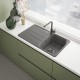 Franke Lina L Spiralli Stone Grey Armatür