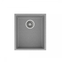 Teka SQUARE 34.40 TG Tek Hazneli Tezgah Altı Damlalıksız Stone Grey Granit Evye - 115230031