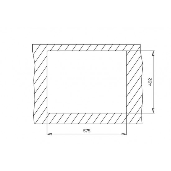 Teka FORSQUARE 590 TG Tezgah Üstü Beyaz Granit Evye - 115260023
