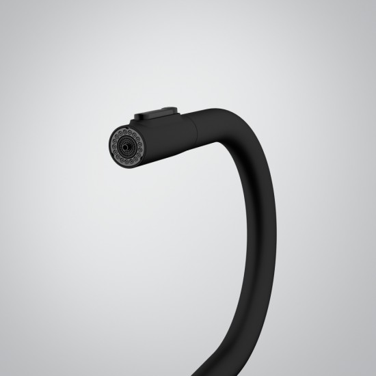 Franke Maris Slim Clear Water Spiralli Filtreli Matt Black Armatür