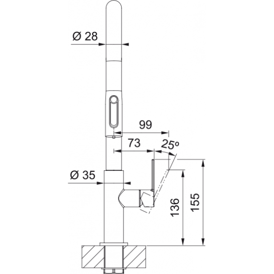 Franke Maris Slim Clear Water Spiralli Filtreli Cooper Armatür