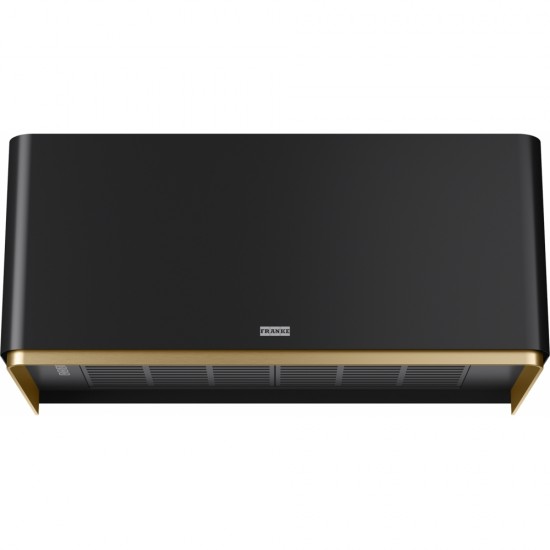 Franke Mythos Masterpiece FMY W BK M/GD 80 KL Matt Black + Gold Davlumbaz