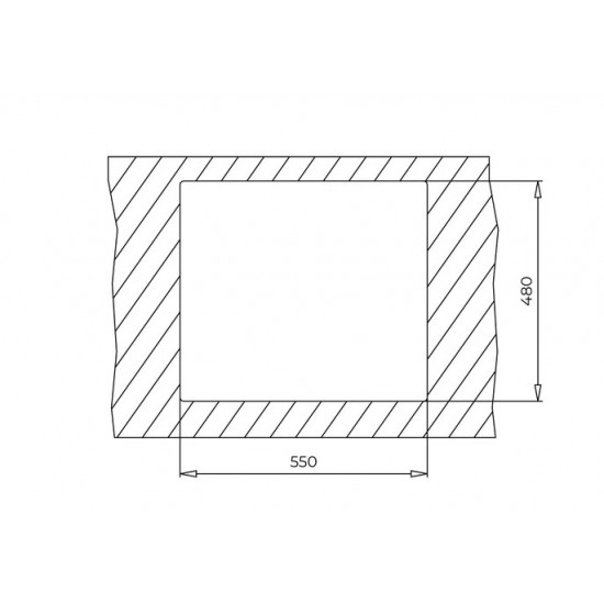 Teka Forsquare 50.40 Tezgah Üstü Evye - 115230005