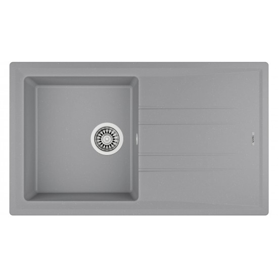 Teka STONE 50 B-TG Tek Hazneli Tek Damlalıklı Metalik Grey Evye - 115330014
