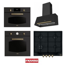 Franke Classicline Nero Dörtlü Set 60 cm