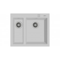 Teka FORSQUARE 590 TG Tezgah Üstü Beyaz Granit Evye - 115260023