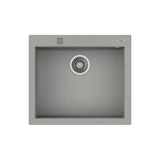 Teka Forsquare 50.40 Tezgah Üstü Metalik Grey Evye - 115230006
