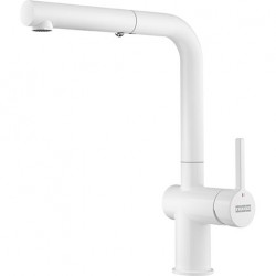 Franke Mutfak Bataryası Aktif çekilebilir Sprey Mat Beyaz Spiralli Armatür - 115.0653.383