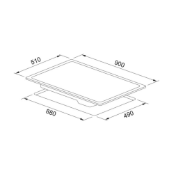 FRSM 905 C TOD BBK Black Glass Elektrikli Cam Seramik Ocak - 108.0669.472