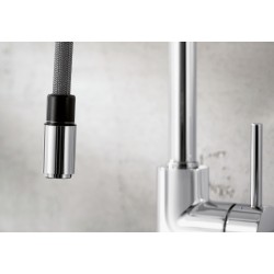 Blanco Subline 700 U Level Tezgah Altı 1.5 Gözlü Alu Metallic Evye + Mida S  Alu Metallic Spiralli Armatur Blanco Subline 700 U Level Tezgah Altı 1.5 Gözlü Alu Metallic Evye + Mida S  Alu Metallic Spiralli Armatur