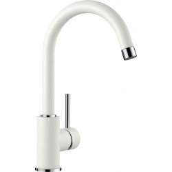 Blanco Subline 700 U Level Tezgah Altı 1.5 Gözlü Beyaz Evye + Mida Beyaz Spiralsiz Armatur Blanco Subline 700 U Level Tezgah Altı 1.5 Gözlü Beyaz Evye + Mida Beyaz Spiralsiz Armatur