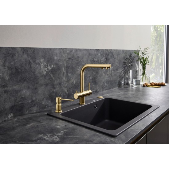 Blanco Fontas-S II Arıtmalı Spiralli Satin Gold Armatür - 526694