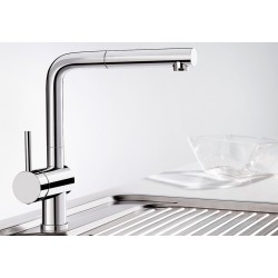 Blanco Linus S Spiralli Sol Elcikli Krom Armatür - 514016