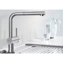 Blanco Linus S Spiralli Sağ Elcikli Krom Armatür - 512402