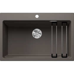 Blanco Etagon 8 Tezgah Üstü 1 Gözlü Volcano Gri Granit Evye - 527262