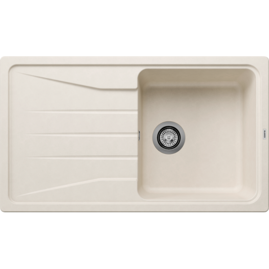 Blanco Sona 5 S Tezgah Üstü Her İki Yöne Kullanılabilir Soft Beyaz Granit Evye - 527151