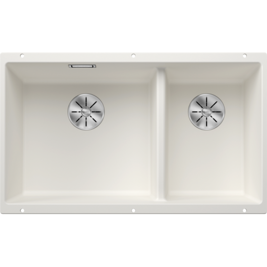 Blanco Subline 430/270-U Silgranit Beyaz Tezgah Altı Evye - 523155