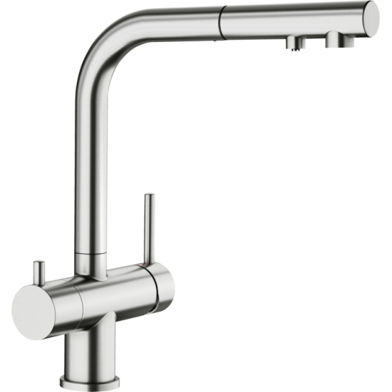 Blanco Fontas-S II Arıtmalı Spiralli Paslanmaz Çelik Görünüm Armatür - 525199