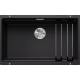 Blanco Etagon 700 U Tezgah Altı Tek Hazneli Damlalıksız Siyah Granit Evye - 525891