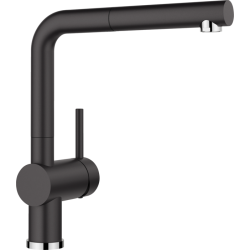 Blanco Linus S Spiralli Siyah Armatür - 526148