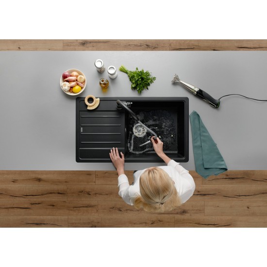 Blanco Mida S Spiralli Siyah Armatür  - 526146