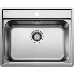 Blanco Lemis 6 IF  Tezgah Üstü / Tezgaha Sıfır  Damlaıksız Paslanmaz Çelik Evye - 525108