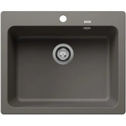Blanco Naya 6 Tezgah Üstü Damlalıksız Volcano Gri Granit Evye - 527311