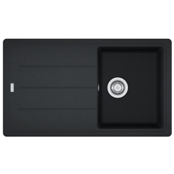 Franke Basis BFG 611-86 Granit Nero / Siyah Tezgah Üstü Granit Evye - 114.0655.971