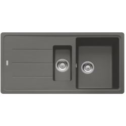 Franke Basis BFG 651 Fragranite Stone Grey Tezgah Üstü 1.5 Gözlü Granit Evye - 114.0655.983