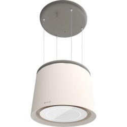 Faber Celine Plus WW/CG Mat Beyaz Ada Tipi Asansörlü Davlumbaz