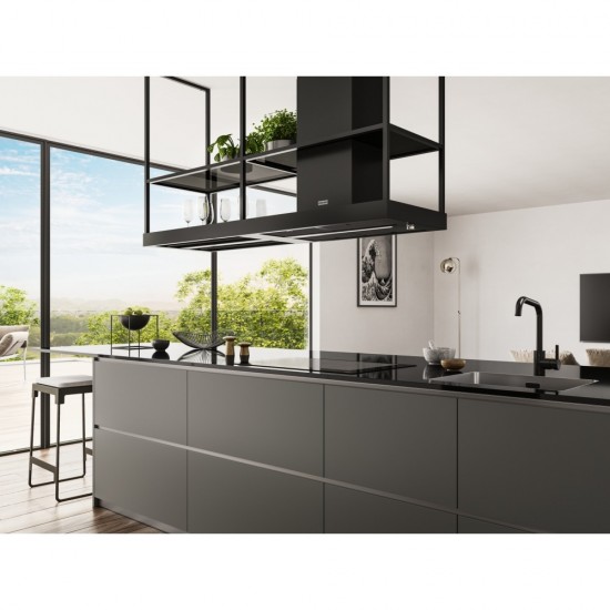 Franke T-Shelf FMY BK MATT F180 Mat Siyah Ada Tipi Davlumbaz