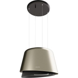 Faber Belle Plus Altın/Mat Koyu Gri Ada Tipi Asansörlü Davlumbaz 