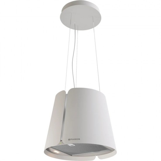 Faber BEAT WH MATT F45 Mat Beyaz Ada Tipi Davlumbaz