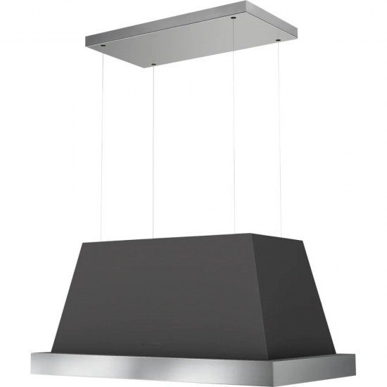 Faber Thea Isola EV8 DG MATT F80 SC Mat Koyu Gri Ada Tipi Davlumbaz