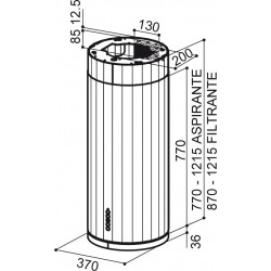 Faber Corinthia Isola EV8+ X/OM A37 Paslanmaz Çelik/Metal Eskitme