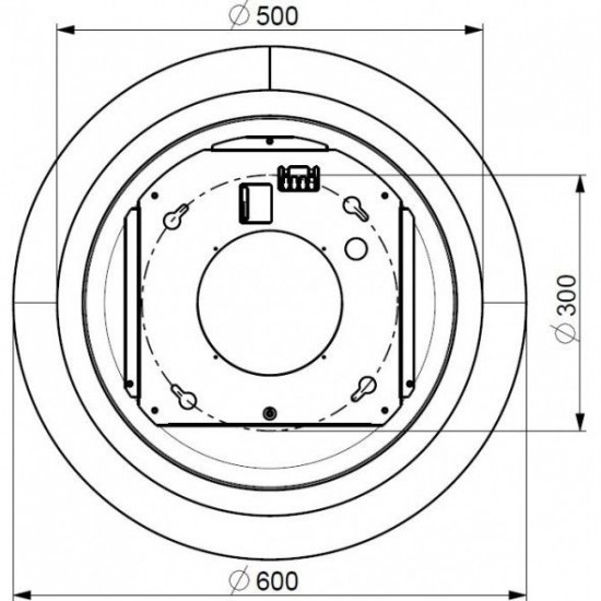 Faber Celine Plus WW/CG Mat Beyaz Ada Tipi Asansörlü Davlumbaz