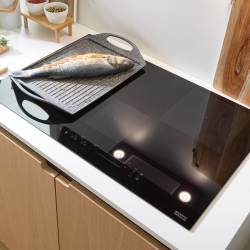 Franke Maris FMA 804 I F BK Black 4 Gözlü Tezgah Üstü / Tezgaha Sıfır Siyah Cam İnduksiyonlu Ankastre Ocak - 108.0606.112