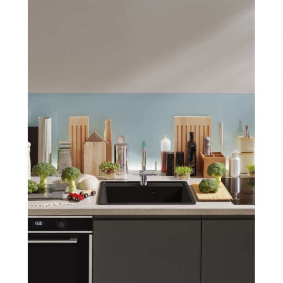 Franke Maris MRG 610-52 TL Matt Black Granit Evye