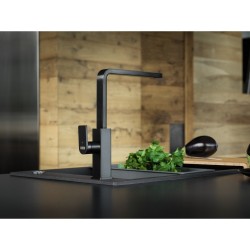 Franke Mythos Steel Black Armatür Spiralsiz