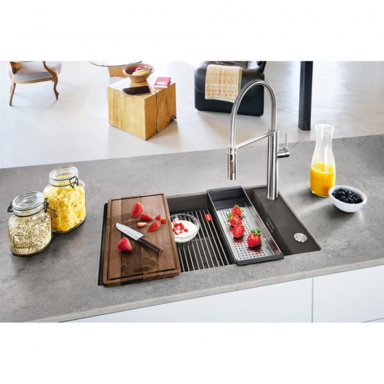 Franke Kubus 2 KNG 110-62 Nero Granit Evye
