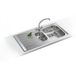 Franke Neptun Slimtop NEX 251-100 İnox Sağ Damlalıklı Çelik Evye 