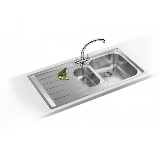 Franke Neptun Slimtop NEX 251-100 İnox Sol Damlalıklı Evye