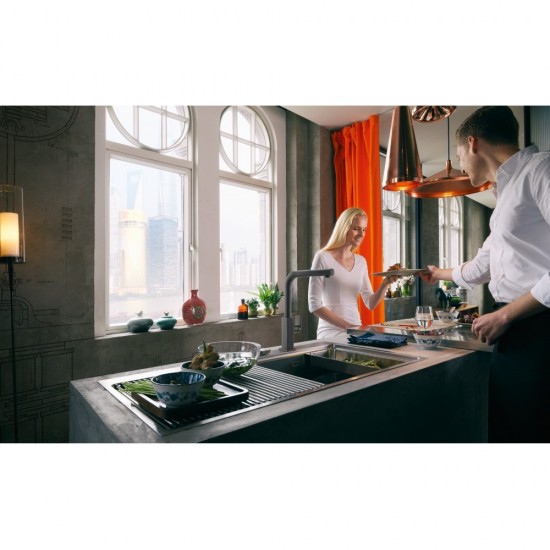 Franke Mythos Steel Black Spiralli Armatür