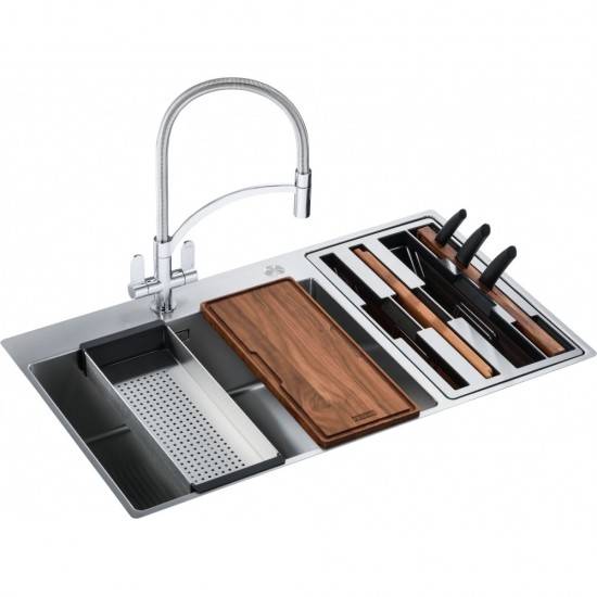 Franke Box Center BWX 220-54-27 Özel Tasarım Inox Evye
