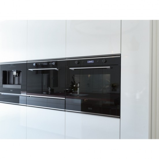 Franke Mythos FMY 45 MW XS Buharlı Siyah + Inox Kombi Mikrodalga 