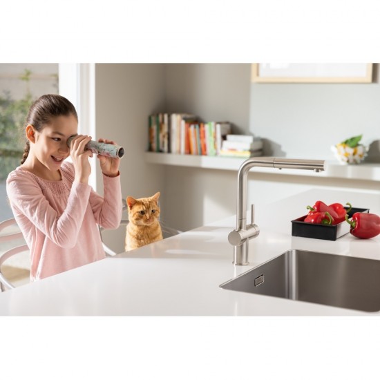 Franke Active Twist Dekor Çelik Duşlamalı Spiralli Armatür
